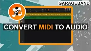 How to convert a midi track to an audio track in Garageband