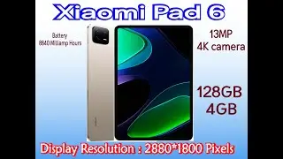 Xiaomi Pad 6 Review: Unleash Powerful Performance |13MP 4K camera | 8840mAh battery | 256GB + 8GB