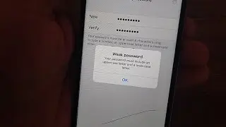 Your Password Must Include An Uppercase And A Lowercase latter | Apple ID New Password Not Changing.