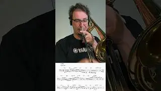 My Little Suede Shoes Bass Trombone Etude. #basstrombone #jazz #solo #improvisation