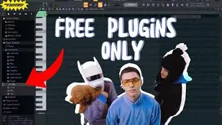 CRO x SAMPAGNE x MAKKO BEAT TUTORIAL (FREE PLUGINS ONLY!) / FL STUDIO