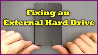 Fixing a Toshiba External Hard Drive for Data Recovery