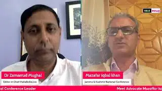Meet Adv. Muzzafar Iqbal khan National Conference leader his analysis on Anantnag - Rajouri seat.