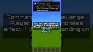 Command block challenge - Part 1