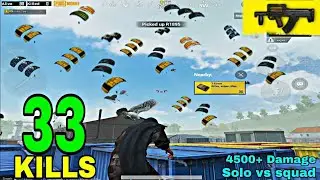 33 kills |Solo vs squad |bgmi game video| 1vs4  SAMSUNG,A7,A8,J4,J5,J6,J7,J2,J3,XS,A4,A5,A3,A4,A5,A6