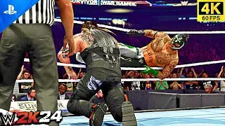 WWE 2K24 - Rey Mysterio VS Bray Wyatt - No Disqualification Match | 4K PS5