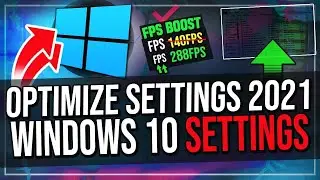 100% No Lag Settings for LOW END PC Optimization For Best Performance FPS Boost Any Game Windows 10
