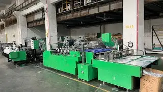 DRQ-D1200 High Speed Double Line LDPE Bag Side Sealing Cutting Machine | 558*406mm