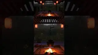 I'm protecting this place, so you can sleep #rain #sleep #sleepsounds #bonfire #fireplace