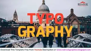 Typography Slideshow Opener Premiere Pro Template Free Download Project File