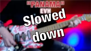 Van Halen - Panama - Rhythm | Slowed down | For studying purposes