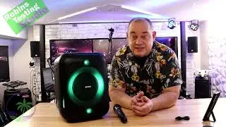 Gemini Sound GRV-650L UltraRave Portable Bluetooth Speaker & Wireless Microphone