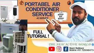 How to service Blue Star portable air-conditioner?