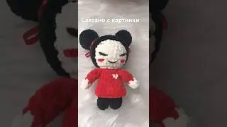 Вязаная кукла #игрушкакрючком #творчество #вязаныеигрушки