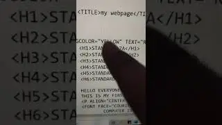 Heading tags