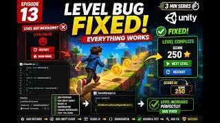Level Progression and level failed UI in Unity (Next Level + Restart) Game Part - 11 (Beginner 2026)
