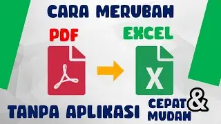 Convert PDF files into Excel without application
