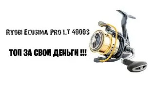 RYOBI ECUSIMA PRO LT 4000s spinning reel. A top-notch value!