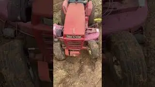I got the wheelhorse stuck