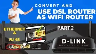 DLink router convert to WAN part 2 | Configuring DLink 2370 as WAN router | Modem as WAN Router