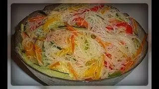 Салат "Фунчоза с овощами"