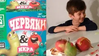 Делаем червяков всех цветов радуги из развивающего набора каррас и смешиваем краски