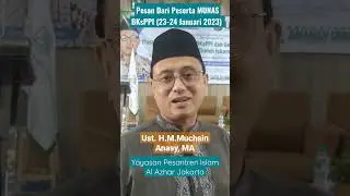 @UmmatTV Pesan dari Peserta MUNAS BKsPPI #shorts #islam