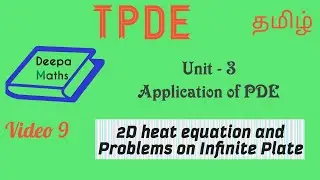 Two dimensional heat equation and Problems on infinite plate