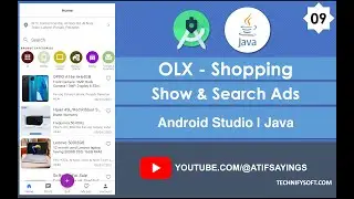 OLX Shopping | 09 Show & Search Ads | Android Studio | Java