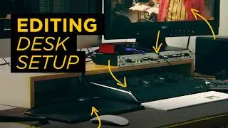 Video Editing Desk & Computer Setup