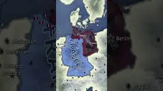 WW2 but Allied-occupied Germany battle royale | Hoi4 Timelapse 