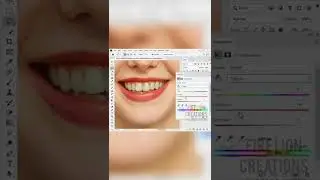 Learn How to Make Yellow Teeth to White teeth in Photoshop with 