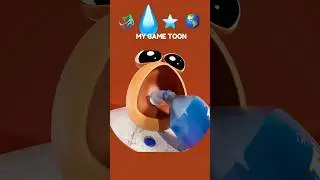 Funny eating ASMR  360° #pou #mukbang #asmr #bluefood