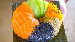 DIY Sushi Donut | Kimbap Donut 🍣🍩