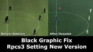 RPCS3 BLACK CHARACTER FIX | RPCS3 BLACKSCREEN RPCS3 PES PRO EVOLUTION