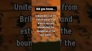 The Third Treaty of Paris #history #historicalfacts #historical