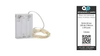 Serie LED de 3 Metros de Largo y 30 Luces