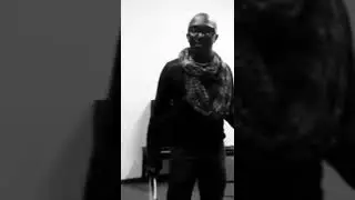 Sbu on piano jamming with vocalists.
