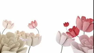 flower and butterfly transparent background