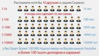 Промо ролик YouTube Subscriber