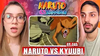 (8 CAUDAS VS 9 CAUDAS 😲) Professora de Geografia ASSISTE NARUTO SHIPPUDEN｜EPISÓDIO 245｜REACT