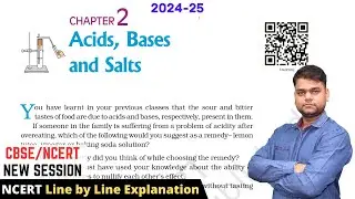 Acids, Bases and Salts - Class 10 Science Chapter 2 | 2024-25 Session