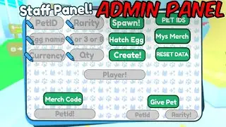 😱Admin Panel Giveaway In Pet Simulator Z!