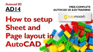 AD14-How to setup Sheet and Page layout in AutoCAD