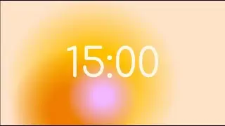 Orange Aura 15  Minute Timer