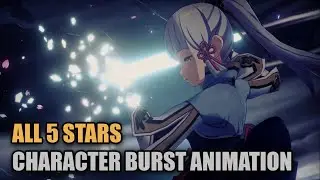 All 5 Stars Character Elemental Burst | Genshin Impact