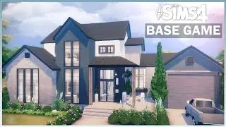 BASE GAME FAMILY HOME w/BUNK BEDS 🏡👨‍👩‍👧‍👦| SIMS 4 | NO CC | Sims 4 Stop Motion