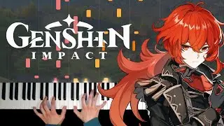 Dawn Winery Theme - Genshin Impact OST | Piano Cover and Tutorial
