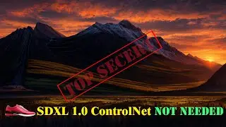 Top secret-SDXL 1.0 Model and any ControlNet seamlessly workflow