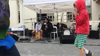 Justin Ancheta with a Student in 2015 - Bulerias
